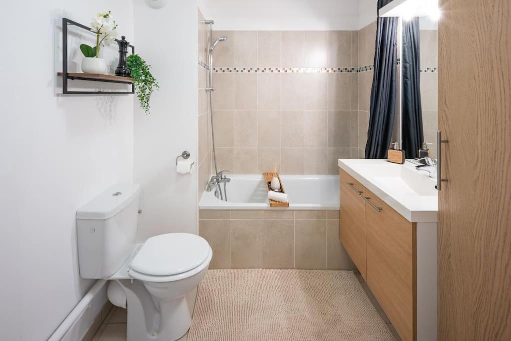 Apartament L'Excellence-8Min Aeroport-Terrasse-Parking Prive Lingolsheim Zewnętrze zdjęcie